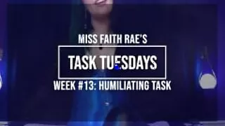A Humiliating Task for Loser Pets - Miss Faith Rae's Femdom Audio Slave Instructions -  HD 1080p MP4