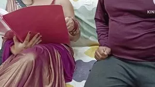 Desi Indian Teacher gives Blowjob and Fucked By student With Hindi Audio Hindi  sex