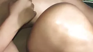 Pinay rubs her clits while getting fucked