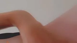 Single mom having fun