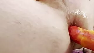 dildo pound slam kinky close up