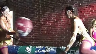 Group fun with Cindy Behr and Kit Lee are MILFs with big