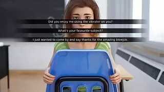 Milfy City #14 - Turned vibrator on - Webcam is getting hectic