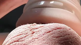 Teen Close-up Fleshlight Fucking