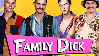 Fit Tattoed Stud Jack Waters Take Two Cocks At The Same Time In Perv Taboo Threesome - FamilyDick