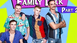 Tattooed Latino Stud Xtian Mingle Enjoys Being Passed Around And Drilled In The Asshole - FamilyDick