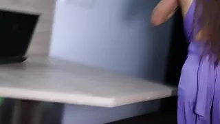 Office foot voyeur and a young pretty assistent