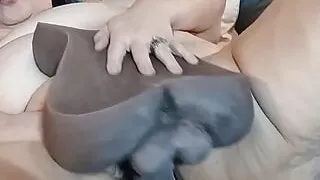Damn That Dick Is Huge Going in Her Puss Watch This Horny Bitch Gush