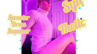 Sweater Dress Summer- Syn Thetic Heats It Up