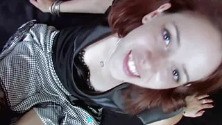 First anal porn video with Helena a gorgeous young French brunette