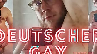 German gay pig presents himself bluntly in front of the camera - Cri33y