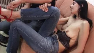 Real German amateur with small tits brunette whore wants