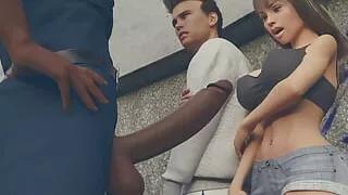 Dobermans Megan Episode 03 Unfaithful Big Ass Whore Fucking with the Police in Front of Her Girlfriend Addicted to Huge Black