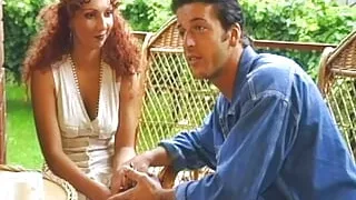 Curvy redhead babe from Germany fucking in amazing close up