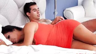 Young Latino Cock Fills Her Stepmother Ass with Hot Cum Afterparty