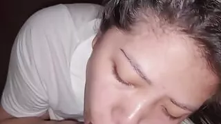 Neighbor Asks Me for Help Because Her Shower Broke Down, Her Husband Wasn't There so She Took the Opportunity to Suck My Cock