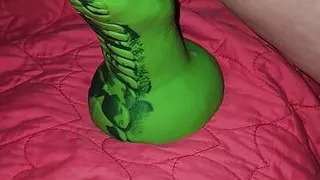 Big Toy Deep In My Whore Cunt