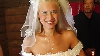 Gangbang with big busty bride