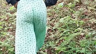 Sex with my new girlfriend at jungle