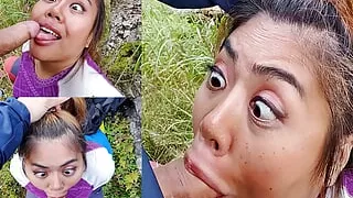 Outdoor Ahegao BJfacial