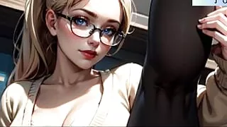 Your Librarian Girlfriend Sends You Pictures at Work (teasing, strip-tease, stockings, thighs, light degradation)