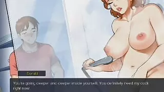 Fucking a Milf in the bathroom