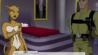 Something Unlimited, All Cheetah Bedroom Scenes (Game made by Gunsmokegames)