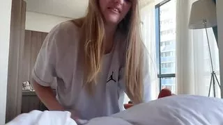 POV came to suck from the next room