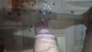 Alone at home, married woman with the huge ass receives a creampie from the bull. Deliciously horny audible fuck