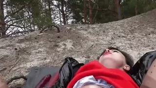 Kinky Student Goes Wild in the Forest