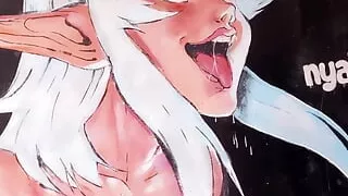 Cute teen play on camera