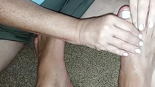 My Girl Giving me a footrub
