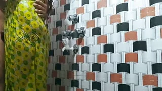Indian sister-in-law was taking bath when brother-in-law slammed and left