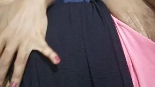 Real, stepmom feels wet and masturbates thinking about the stepdad she wants anal sex and to get it shooved in her pussy.