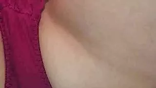 Lick the back muscles while masturbating
