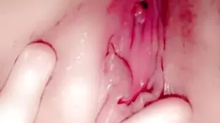 Playing with my wet kitty