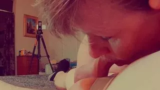 Granny Blue: Personal POV Of Me Sucking Your Cock! 09172023 CAMM