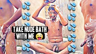 Please help me to take a nude bath
