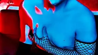 Seductive Vampire Chic: Rocking Fishnets and Mini Skirts with Flair