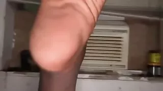 This is me showing off feet and pretty boy pussy