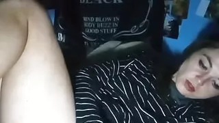 Little Nympho Loves Touching Her Pussy to Porn