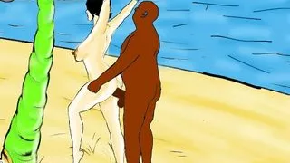 My wife fucking hard on beach holiday bbc very nice sunny day big ass boobs beautyfull wife