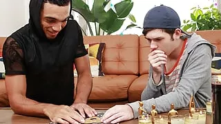 BrotherCrush - Big Stepbro Amone Bane Dares Dakota Lovell And Gets Surprised By His Huge Cock