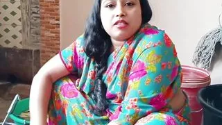 Desi stepmother sucks cum in mouth