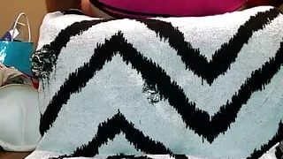 Using my girlfriend's vibrator for my ass