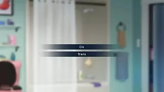 Summertime Saga Cookie Jar Reworked - Trans Eve in the Shower.