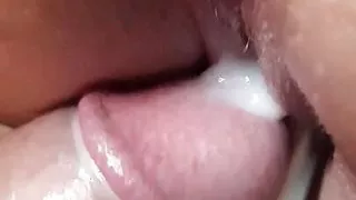 Cumshot by my husband's mechanic