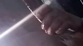 Stroking bbc with oil