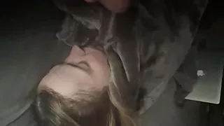 Daddy wakes up his princess with a hard cock to suck