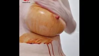 I torture my nipple with needles